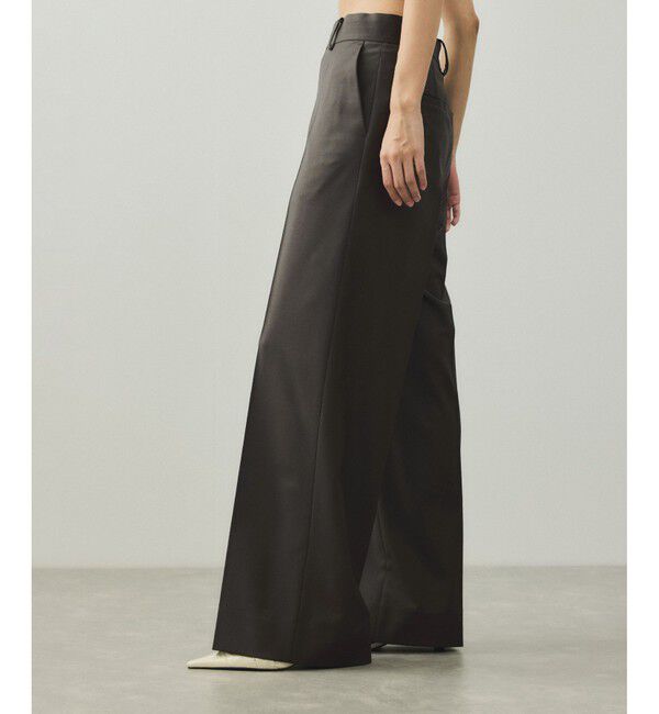 ADAM ET ROPE'「【EMOELLE】センタープレススラックス」|スラックス|