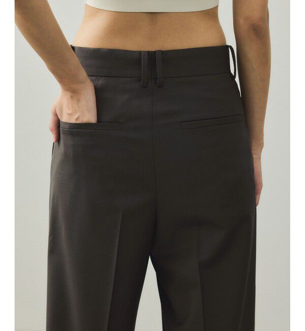 ADAM ET ROPE'「【EMOELLE】センタープレススラックス」|スラックス|