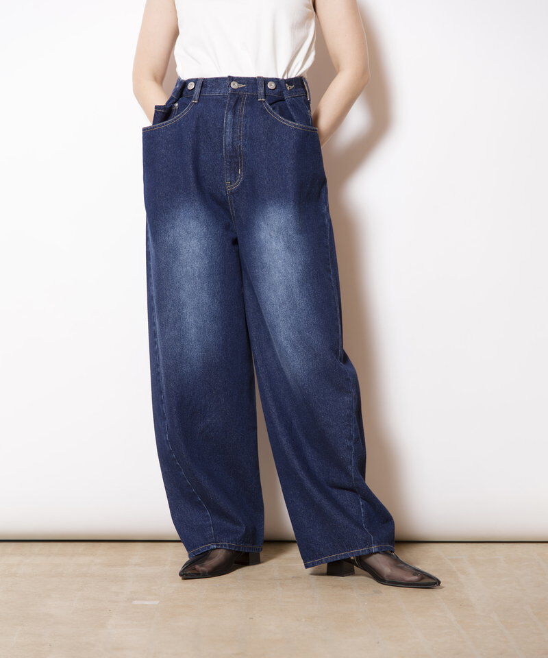  「タックデニムパンツ」|その他|