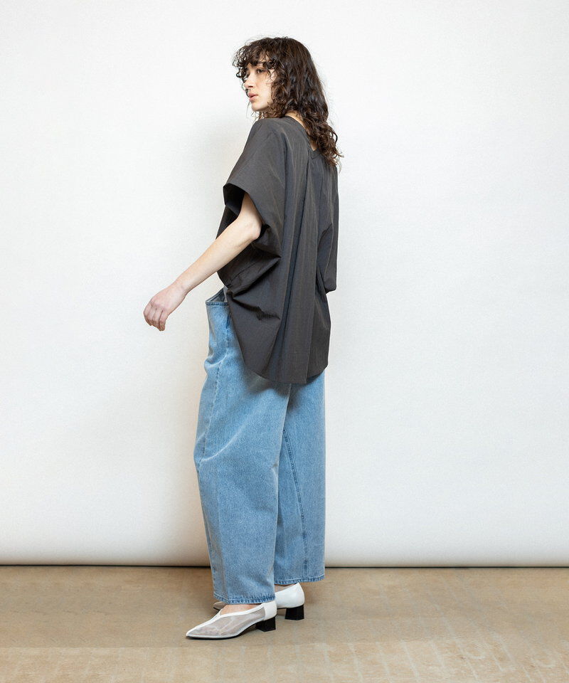  「タックデニムパンツ」|その他|