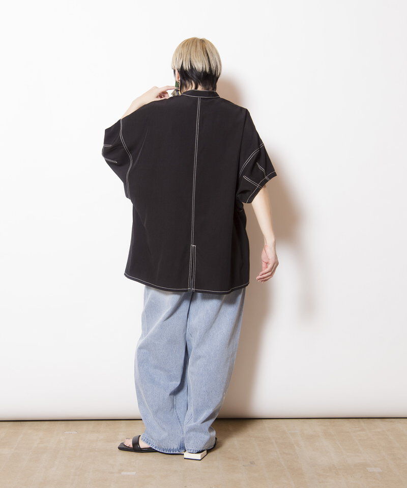  「タックデニムパンツ」|その他|