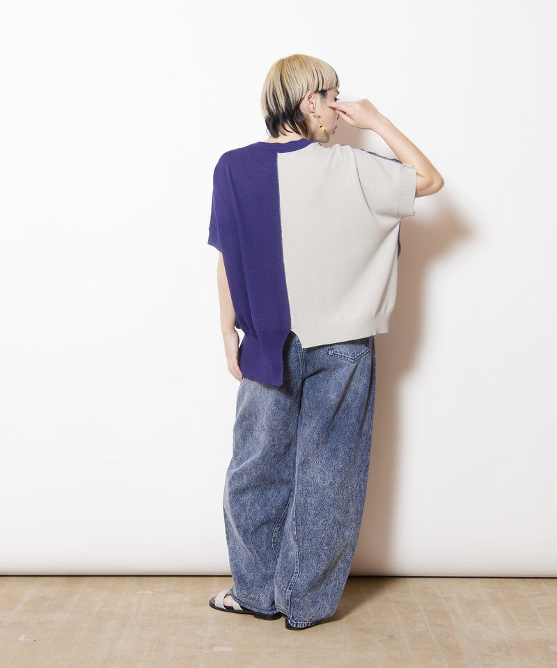  「タックデニムパンツ」|その他|