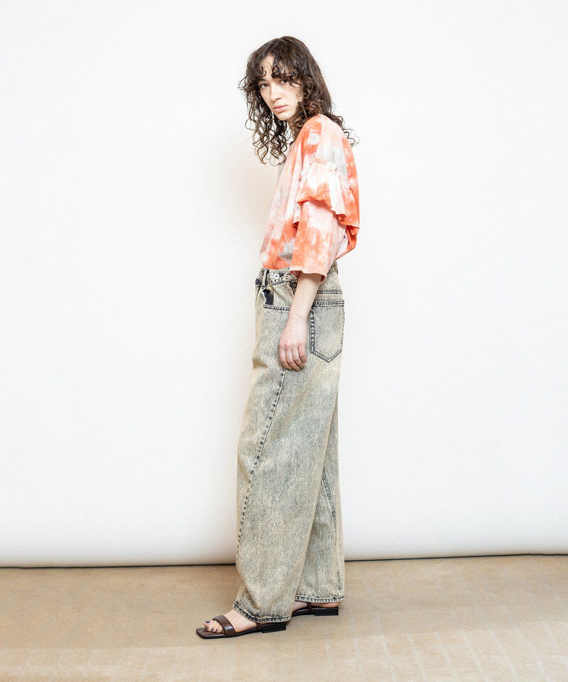  「タックデニムパンツ」|その他|