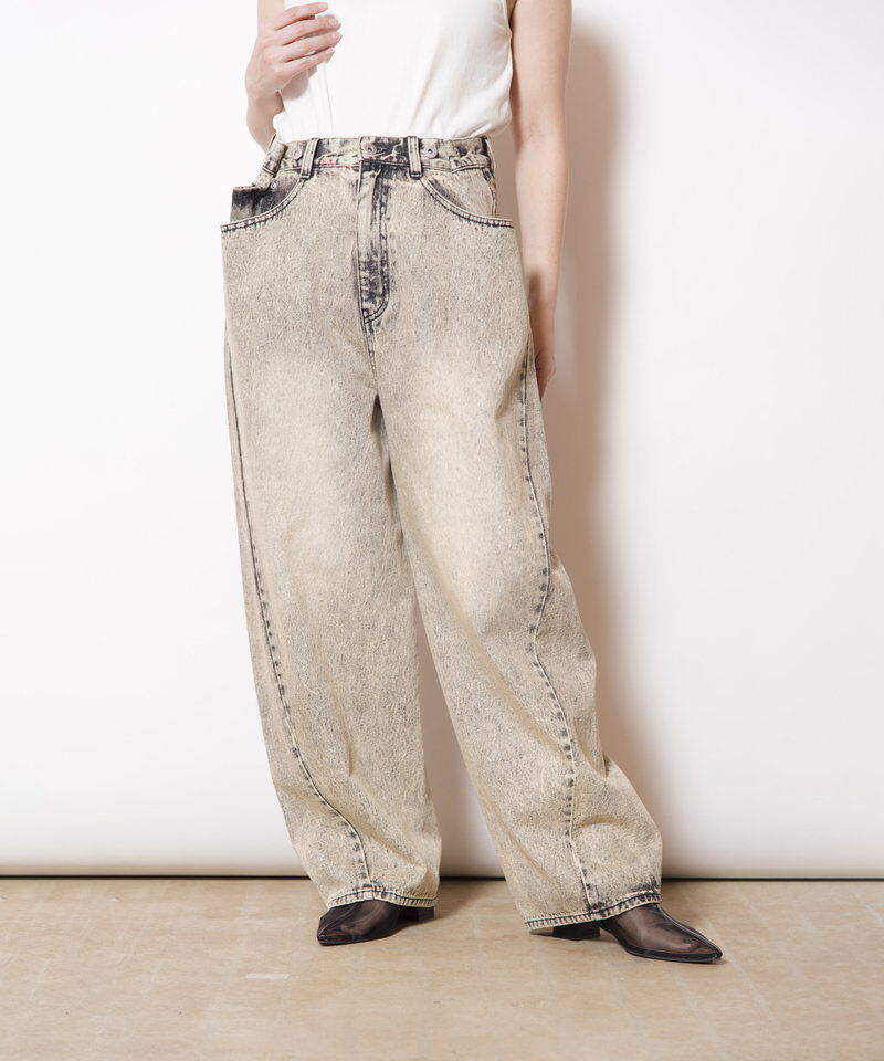  「タックデニムパンツ」|その他|