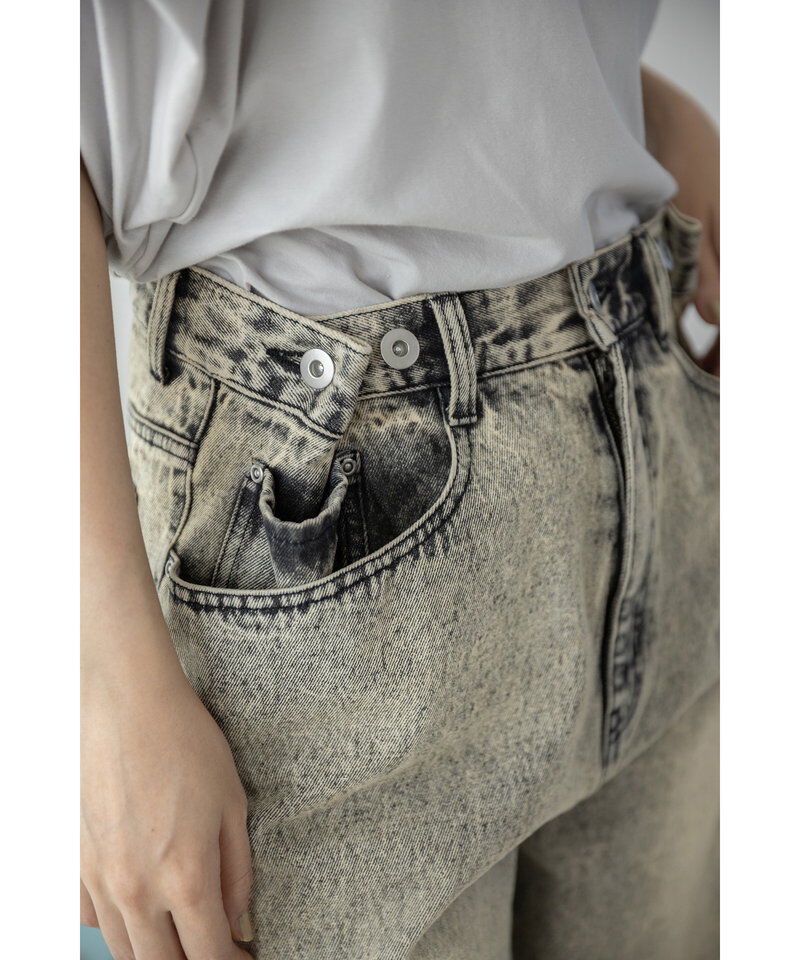  「タックデニムパンツ」|その他|