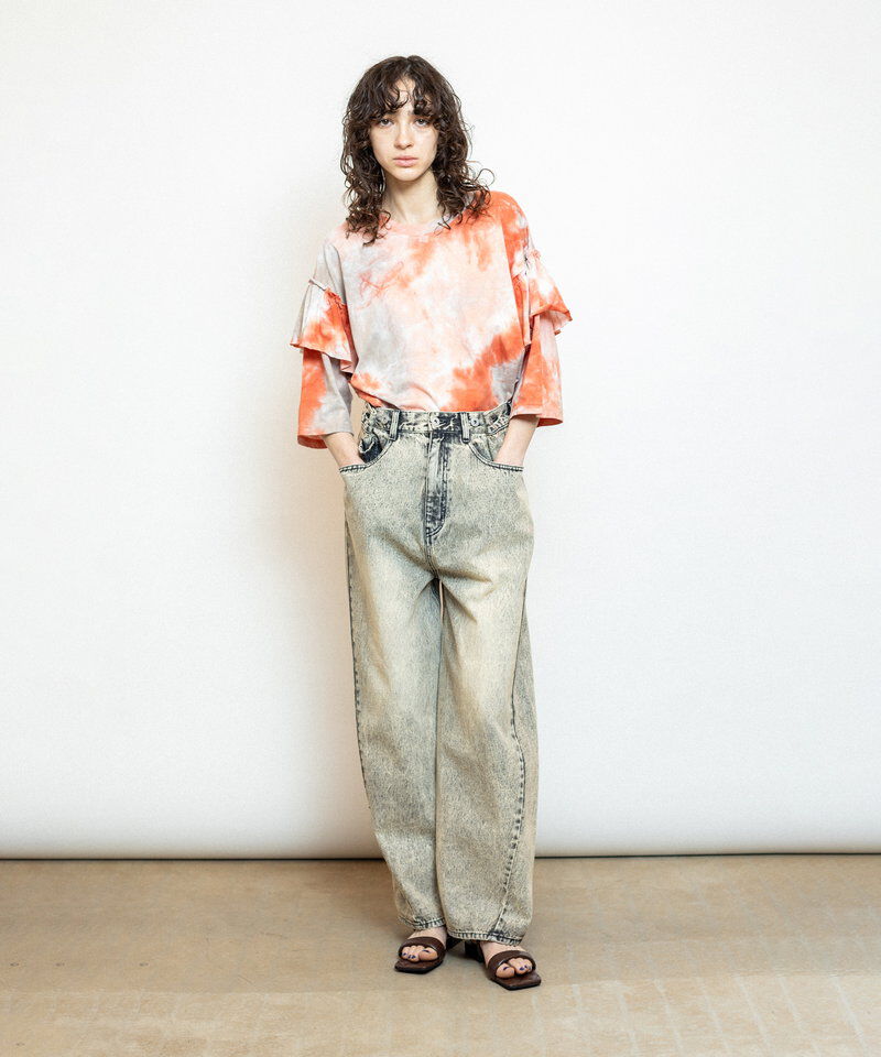  「タックデニムパンツ」|その他|