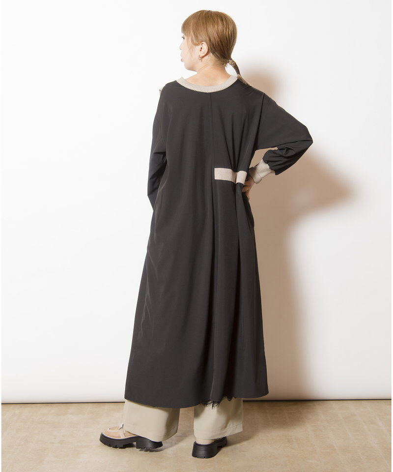  「2WAY配色切替ワンピース」|ワンピース|