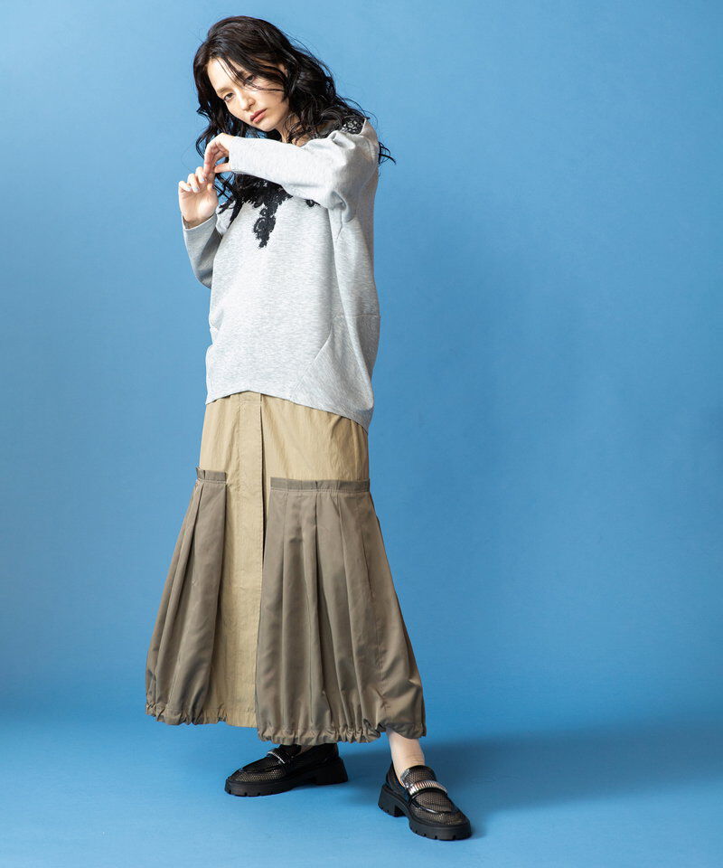  「タックバルーンスカート」|スカート|