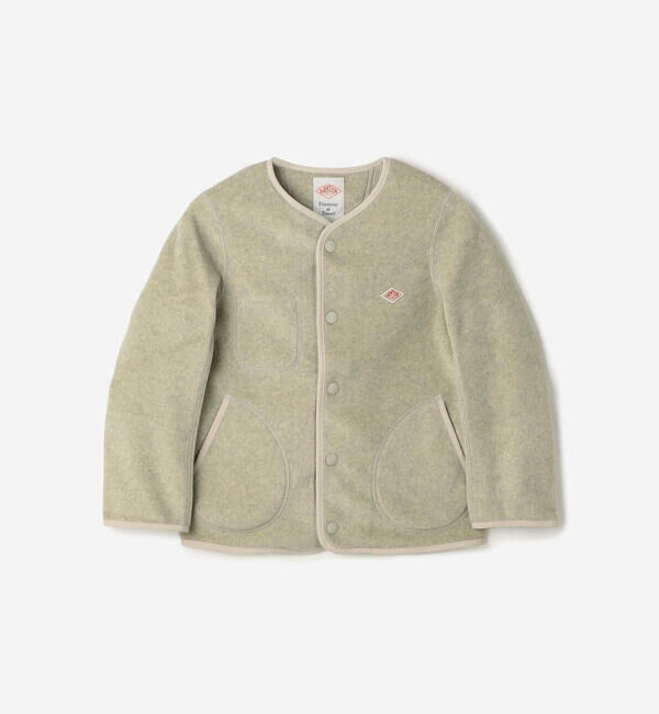 DANTON「DANTON | キッズ フリース カラーレスジャケット」|その他|CREAM