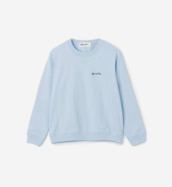 GYMPHLEX「Gymphlex | キッズ クルーネック 長袖プルオーバー」|Tシャツ・カットソー|SAX