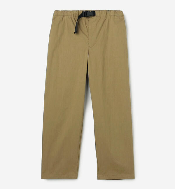 GYMPHLEX「Gymphlex | ツイルワッシャー イージーパンツ MEN」|チノ|BEIGE