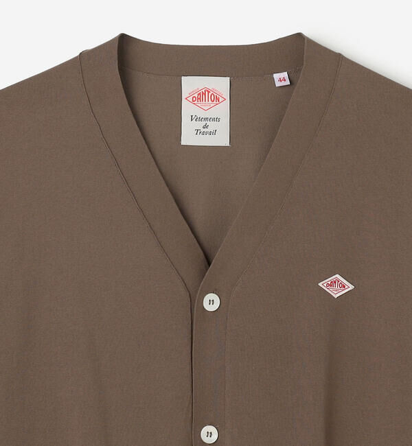 DANTON「DANTON | ジャージーニット Vネックカーディガン MEN」|ニット・セーター|