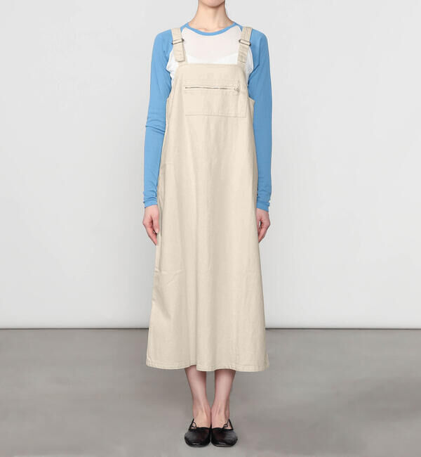 DANTON「DANTON | カツラギコットン サロペットスカート WOMEN」|スカート|