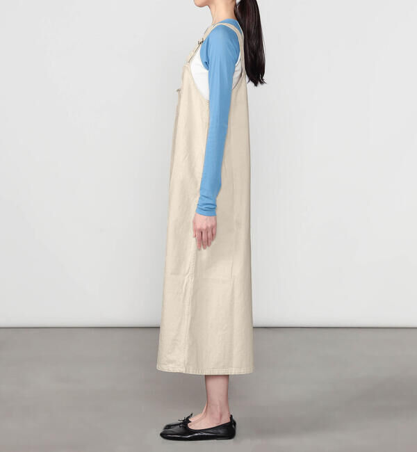 DANTON「DANTON | カツラギコットン サロペットスカート WOMEN」|スカート|