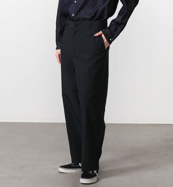 DANTON「DANTON | ナイロンタッサー ワイドパンツ MEN」|チノ|