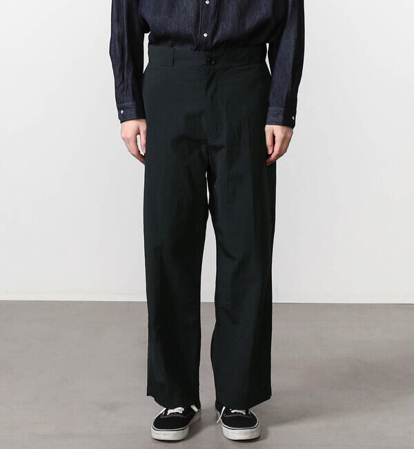 DANTON「DANTON | ナイロンタッサー ワイドパンツ MEN」|チノ|