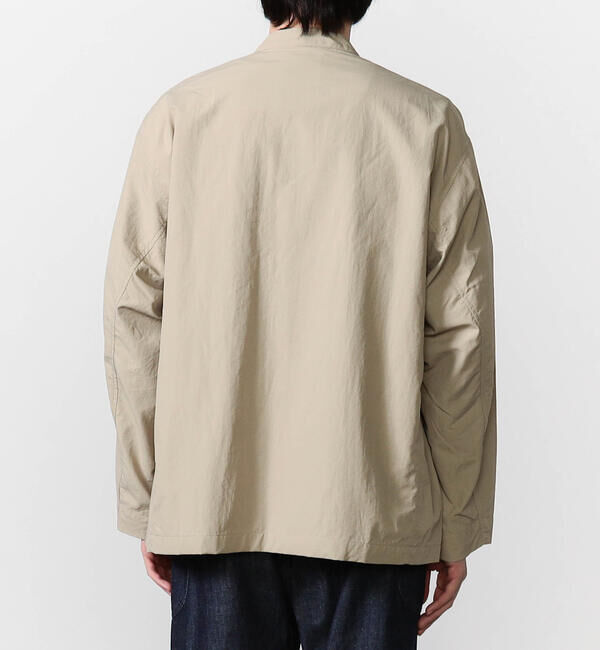 DANTON「DANTON | ナイロンタッサー バンドカラージャケット MEN」|テーラードジャケット|