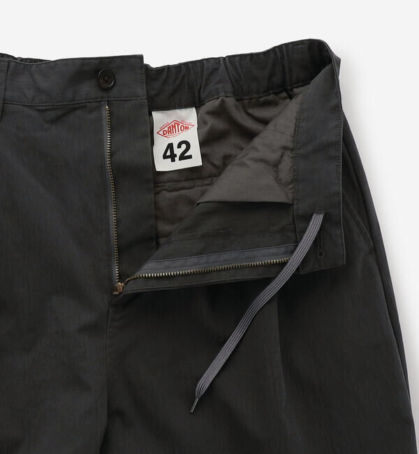 DANTON「DANTON | コットンナイロンツイル 2タックワイドイージーパンツ MEN」|チノ|