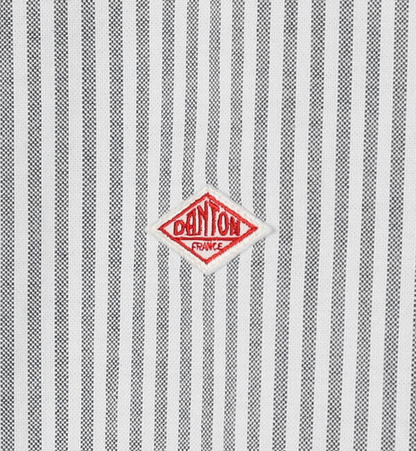 DANTON「DANTON | オックスフォード バンドカラーシャツ STRIPE MEN」|シャツ・ブラウス|