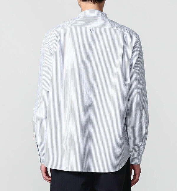 DANTON「DANTON | オックスフォード バンドカラーシャツ STRIPE MEN」|シャツ・ブラウス|