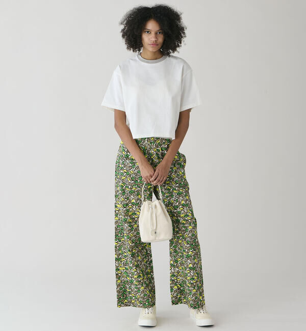 ORCIVAL「ORCIVAL | コットンポプリン プリントイージーパンツ WOMEN」|チノ|