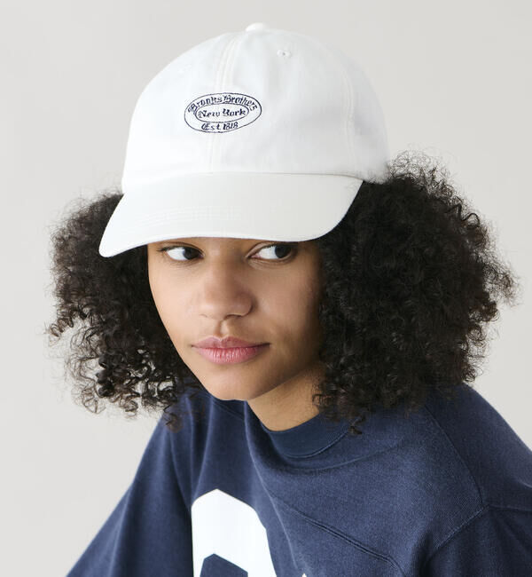  「Brooks Brothers |〈別注〉コットンツイル ベースボールキャップ WHITE UNISEX」|キャップ・キャスケット|