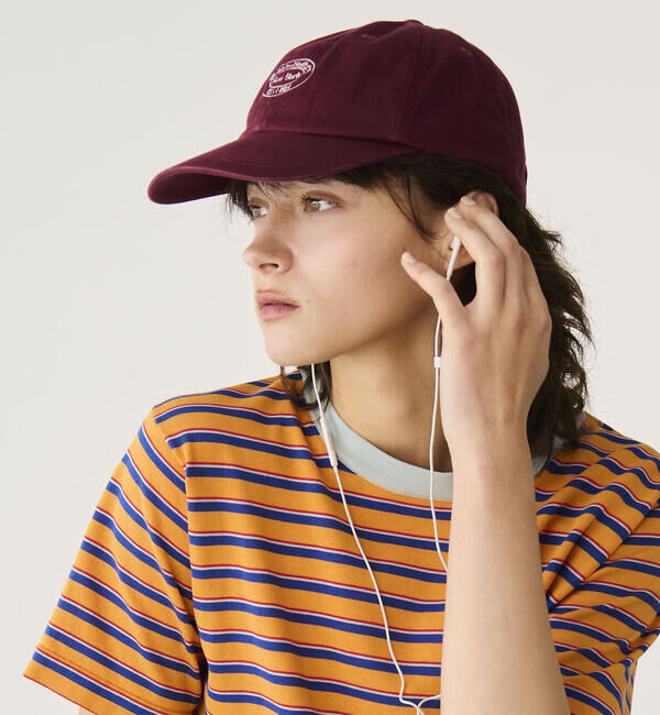  「Brooks Brothers |〈別注〉コットンツイル ベースボールキャップ BORDEAUX UNISEX」|キャップ・キャスケット|