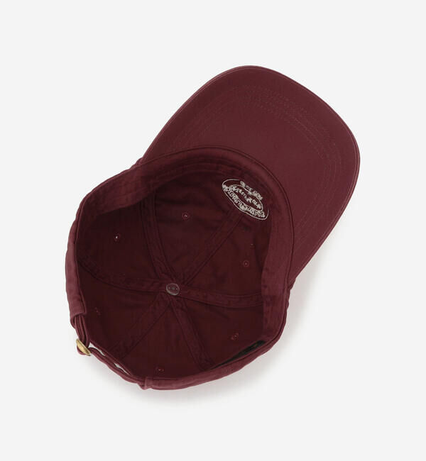  「Brooks Brothers |〈別注〉コットンツイル ベースボールキャップ BORDEAUX UNISEX」|キャップ・キャスケット|