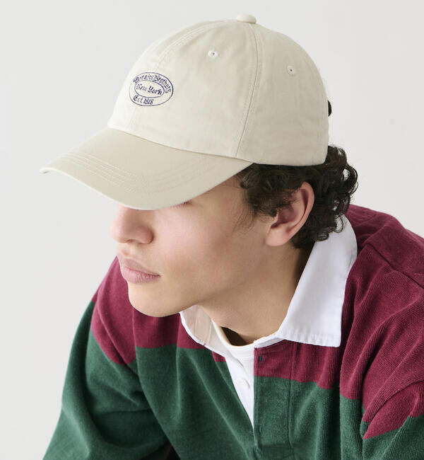  「Brooks Brothers |〈別注〉コットンツイル ベースボールキャップ BEIGE UNISEX」|キャップ・キャスケット|