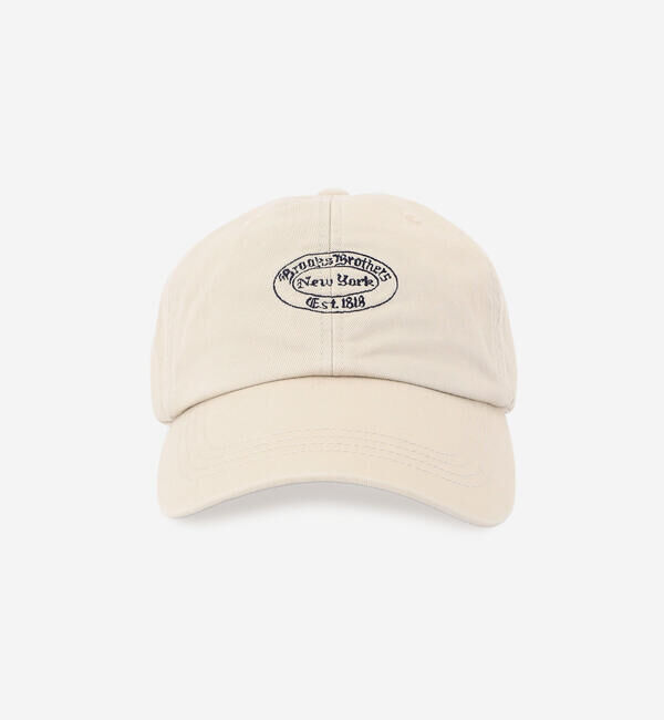  「Brooks Brothers |〈別注〉コットンツイル ベースボールキャップ BEIGE UNISEX」|キャップ・キャスケット|
