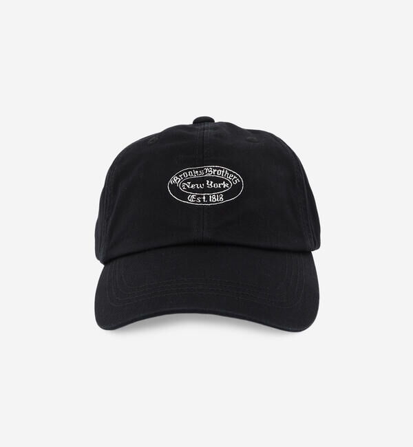  「Brooks Brothers |〈別注〉コットンツイル ベースボールキャップ BLACK UNISEX」|キャップ・キャスケット|