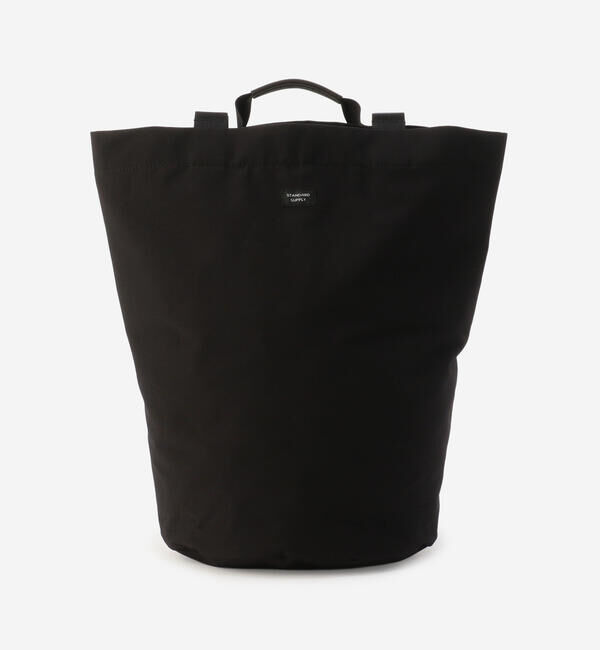  「STANDARD SUPPLY | 2WAY バケットバッグ UNISEX」|リュック|BLACK