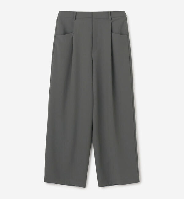 GYMPHLEX「Gymphlex | タック ワイドイージーパンツ MEN」|チノ|