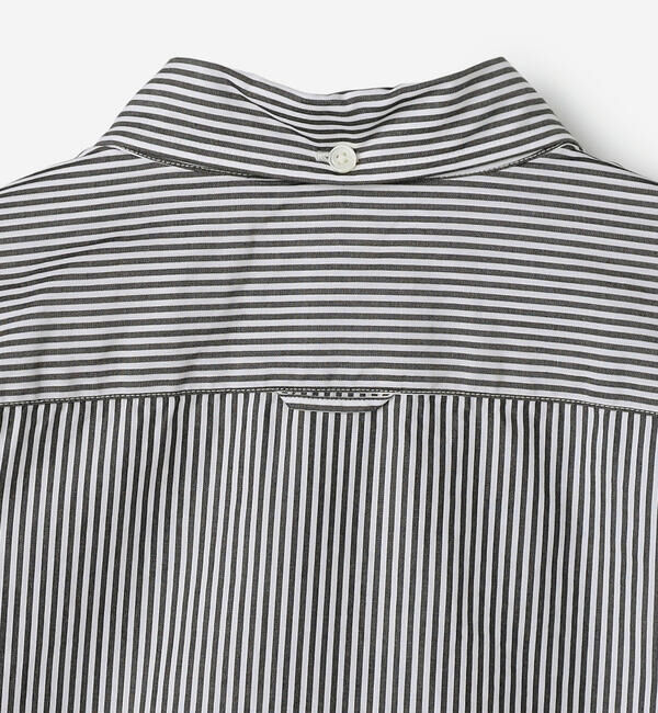 GYMPHLEX「Gymphlex | コットン 長袖ボタンダウンシャツ STRIPE WOMEN」|シャツ・ブラウス|