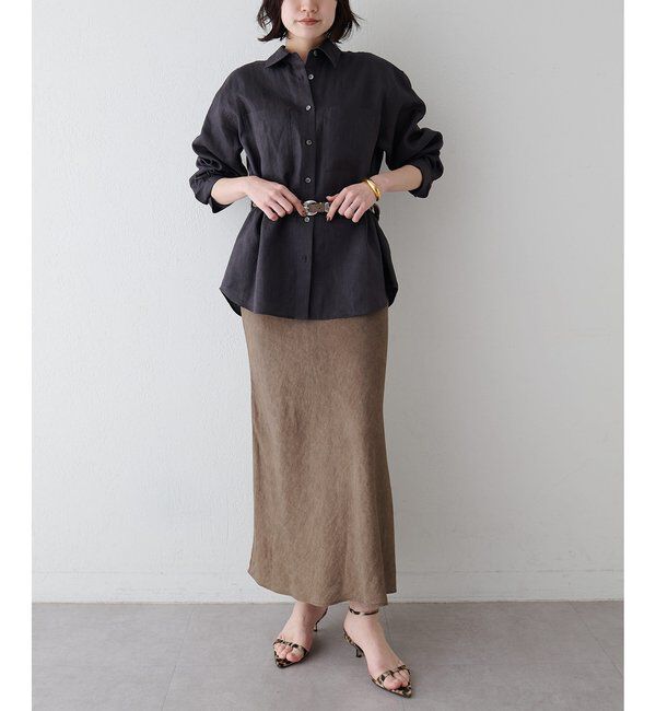  「ツイル顔料染めスカート」|スカート|