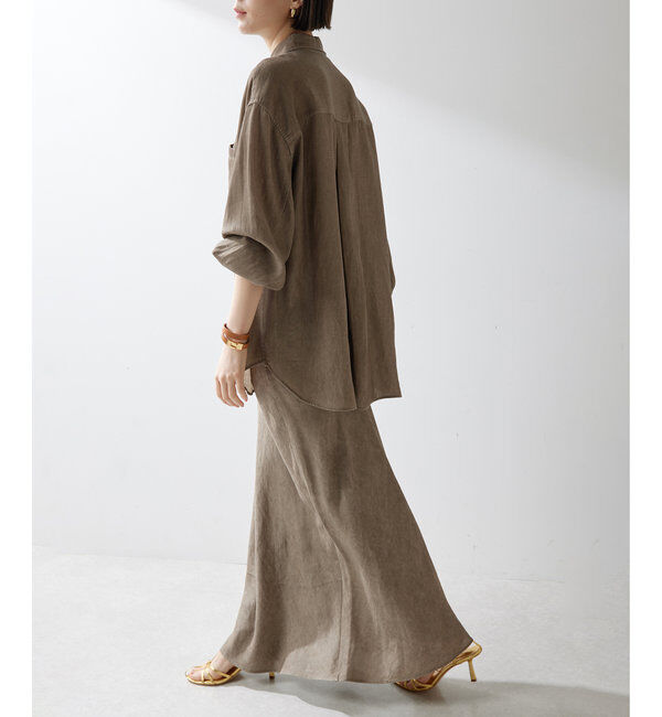  「ツイル顔料染めオーバーシャツ」|シャツ・ブラウス|