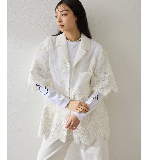  「スリーブロゴロングTシャツ」|Tシャツ・カットソー|