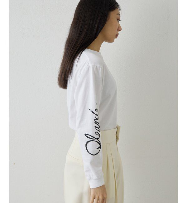  「スリーブロゴロングTシャツ」|Tシャツ・カットソー|