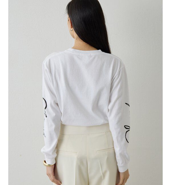  「スリーブロゴロングTシャツ」|Tシャツ・カットソー|