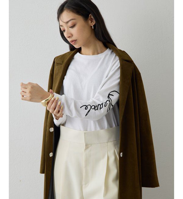  「スリーブロゴロングTシャツ」|Tシャツ・カットソー|