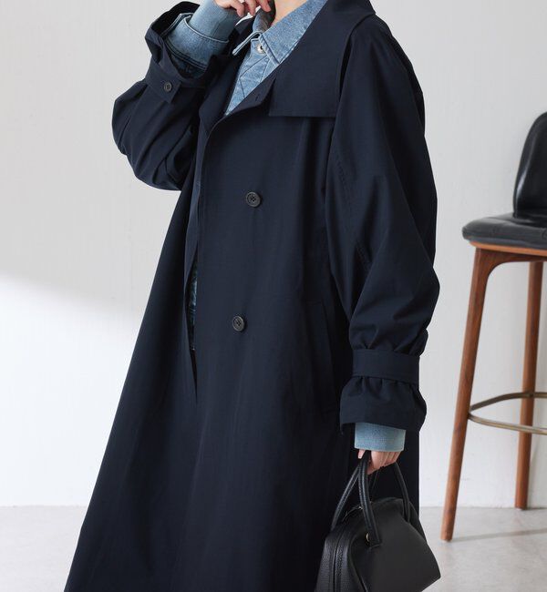  「【手洗いできる/撥水/軽量/ストレッチ】撥水スタンドネックコート」|その他|