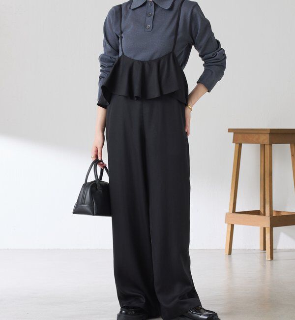  「シアーニットポロ」|ニット・セーター|