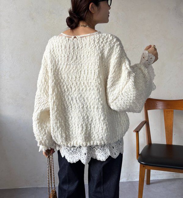  「レースフレアブラウス」|シャツ・ブラウス|