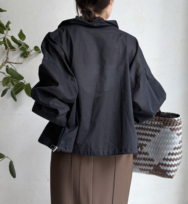  「【新色追加】綿ローンドロストブルゾン」|ブルゾン・スタジャン|