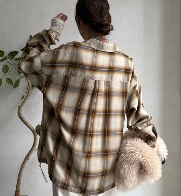  「オンブレチェックドロストシャツ」|シャツ・ブラウス|