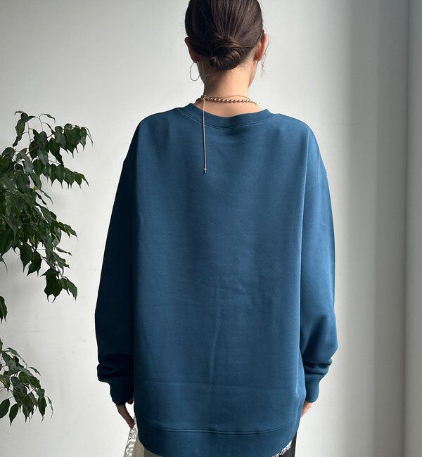  「【WEB限定】裏起毛ヘムラインロゴトップス」|Tシャツ・カットソー|