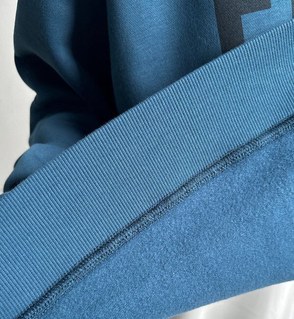  「【WEB限定】裏起毛ヘムラインロゴトップス」|Tシャツ・カットソー|