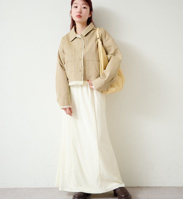  「【WEB先行/SETUP対応】レイヤードショートシャツジャケット」|その他|