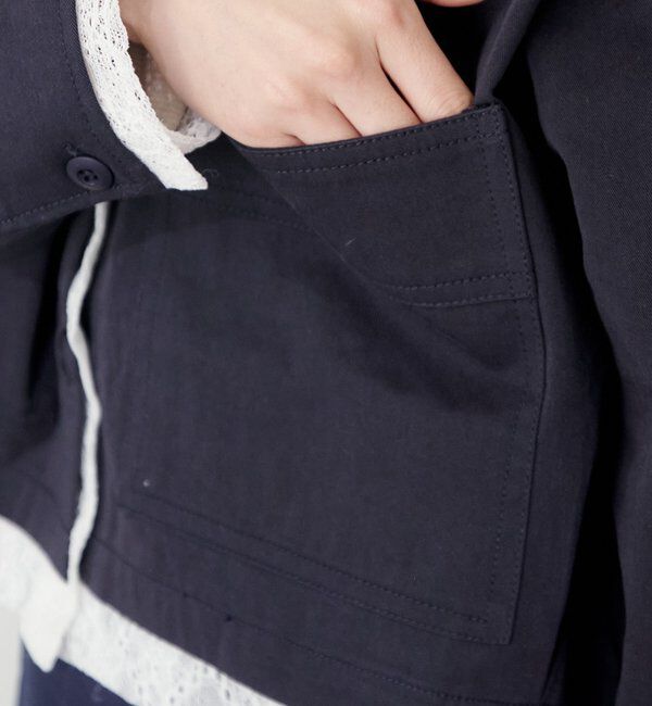  「【WEB先行/SETUP対応】レイヤードショートシャツジャケット」|その他|