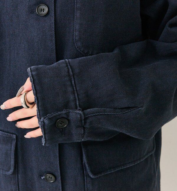  「裾レースツイルジャケット」|ブルゾン・スタジャン|